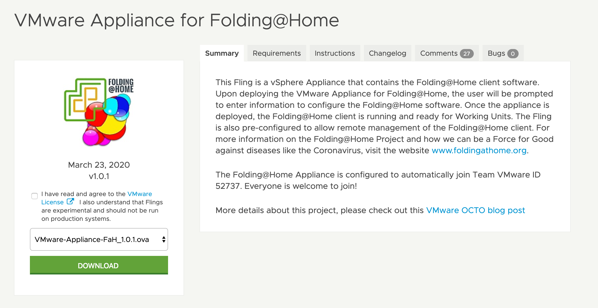 Fighting the COVID-19 Coronavirus with VMware Fusion and Folding At Home