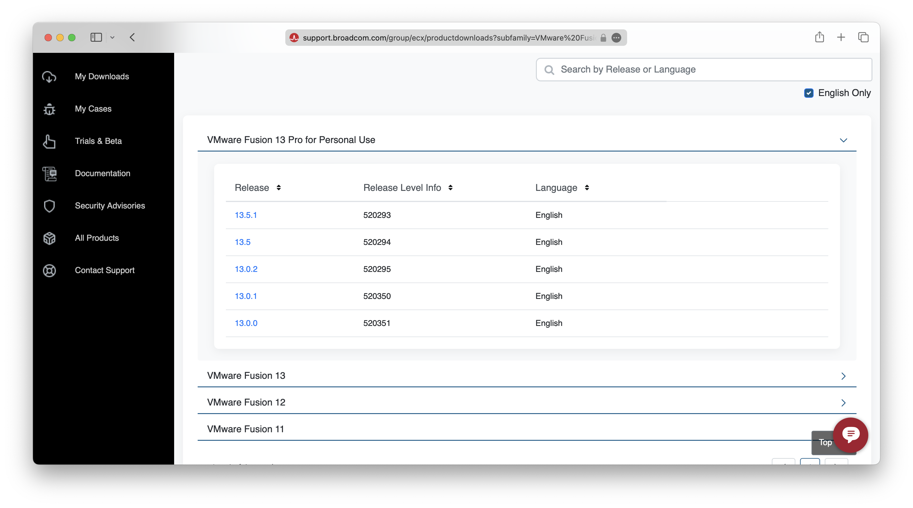 Downloading VMware Fusion and Workstation Free for Personal Use